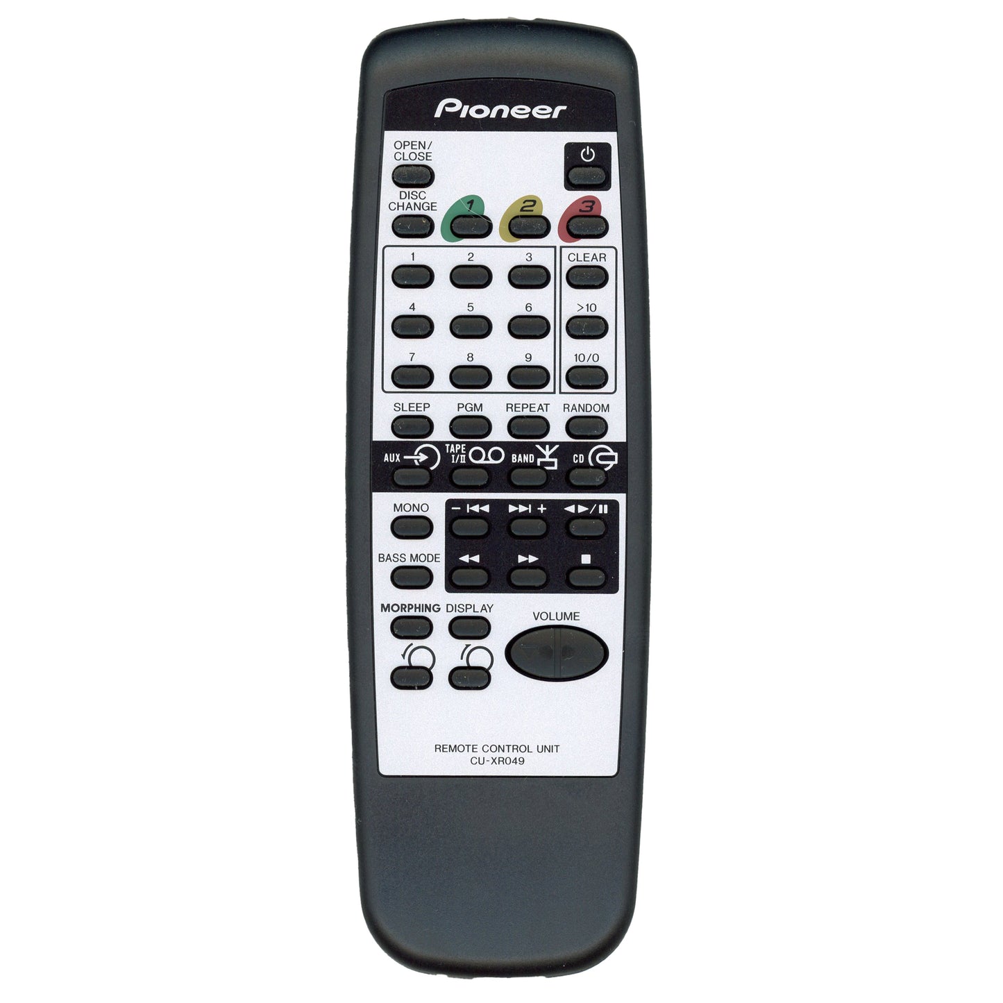 Pioneer CRXR049 CD Player Audio Remote Control - XXD3010
