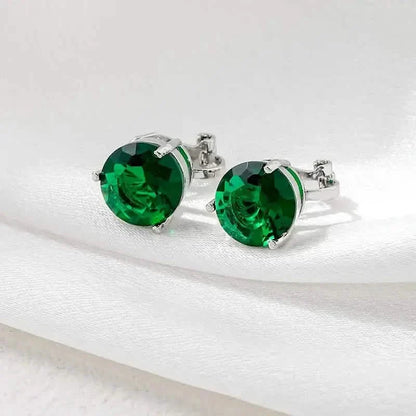 A Pair Of Unique And Stylish Zirconia Clip-on Earrings For Ladies