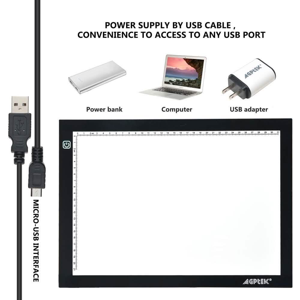 A4 LED Artcraft Tracing Light Pad