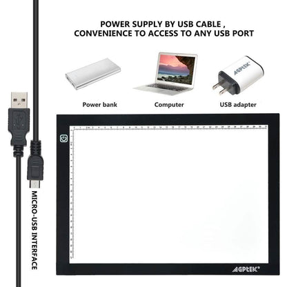 A4 LED Artcraft Tracing Light Pad