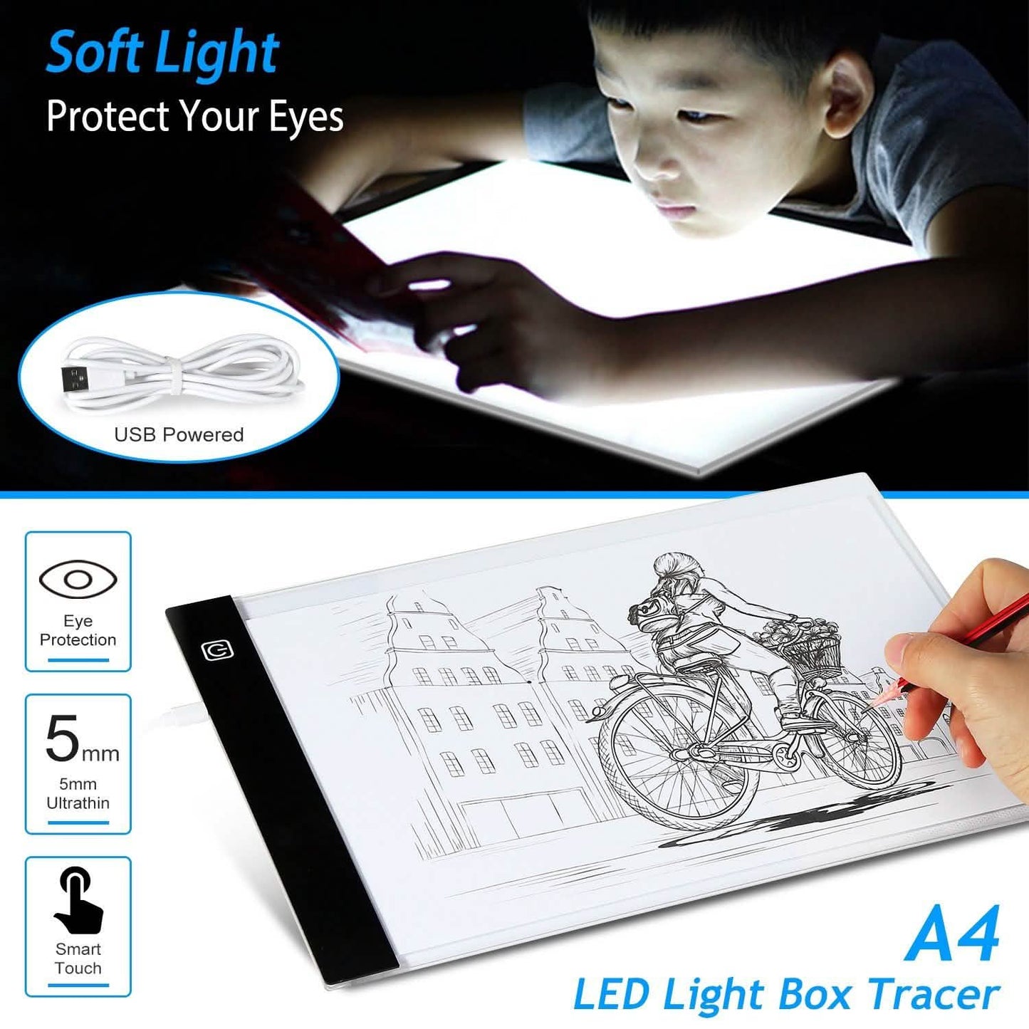 A4 LED Light Box Tracer