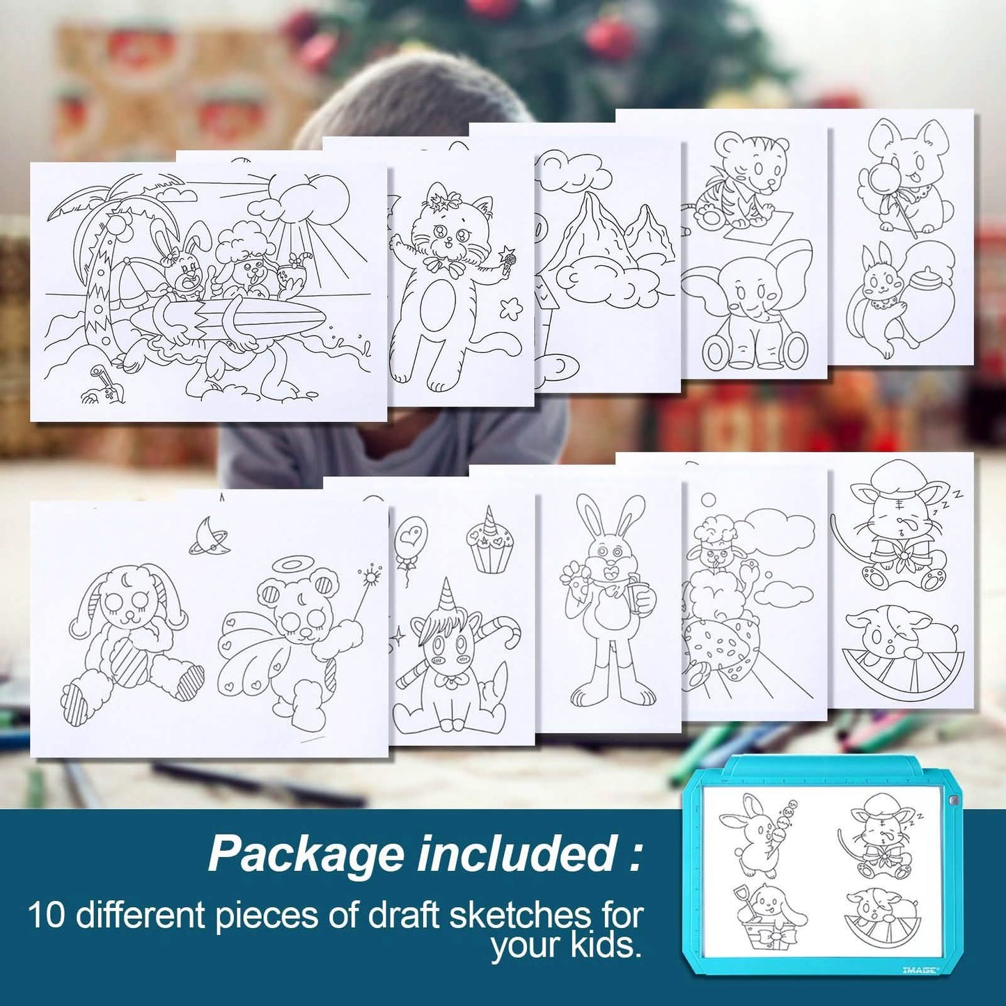 A4 Led Tracing Light Pad Box Memory Function Drawing Sketching Animation