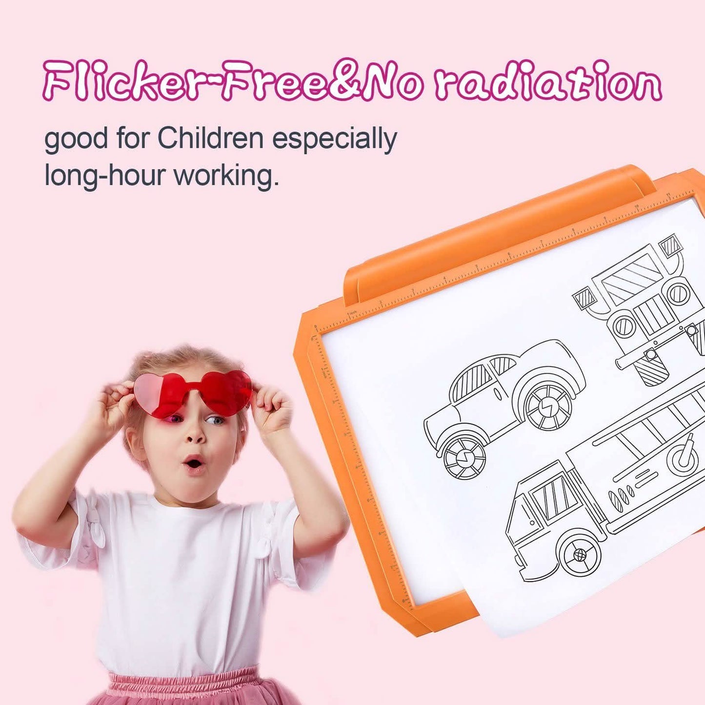 A4 Led Tracing Light Pad Box Memory Function Drawing Sketching Animation