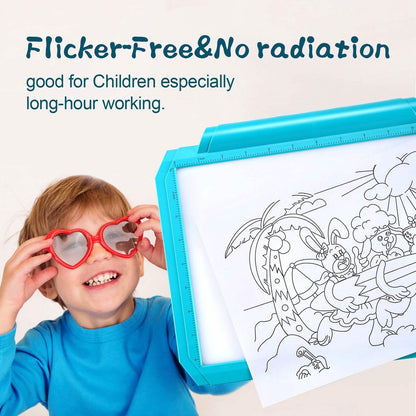 A4 Led Tracing Light Pad Box Memory Function Drawing Sketching Animation