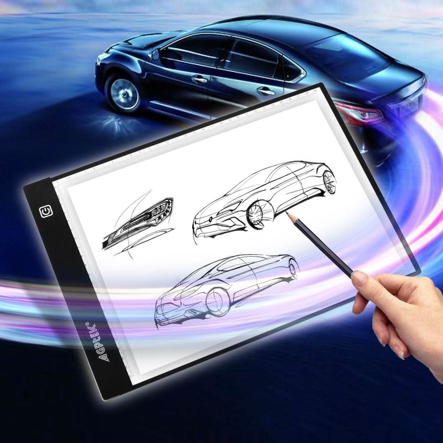 A4 Size LED Artcraft Tracing Light Pad Box Tattoo Animation Designing