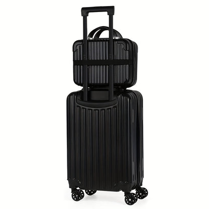 2-Piece Spinner Luggage Set – 20” Carry-On & 14” Crossbody Handbag