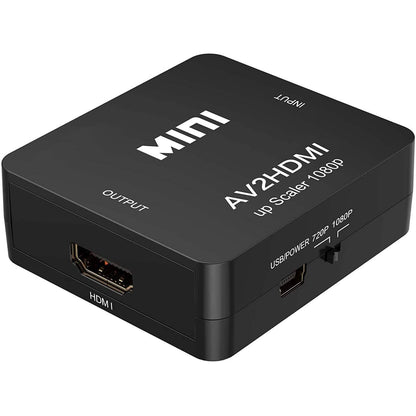 ABLEWE 1080P Mini RCA Composite CVBS Video Audio Converter Adapter