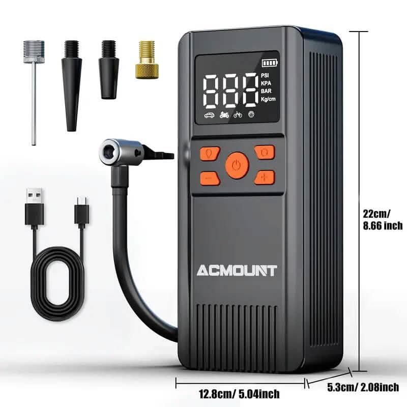 Acmount Tire Inflator Portable Air Compressor 150PSI