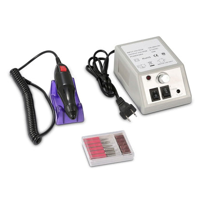 Acrylic Nail Drill Machine 20000RPM with 6 Bits Cuticle Grinder Kit