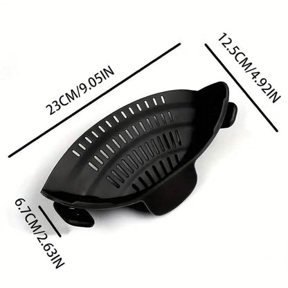Adjustable Clip-On Strainer for Pots and Pans