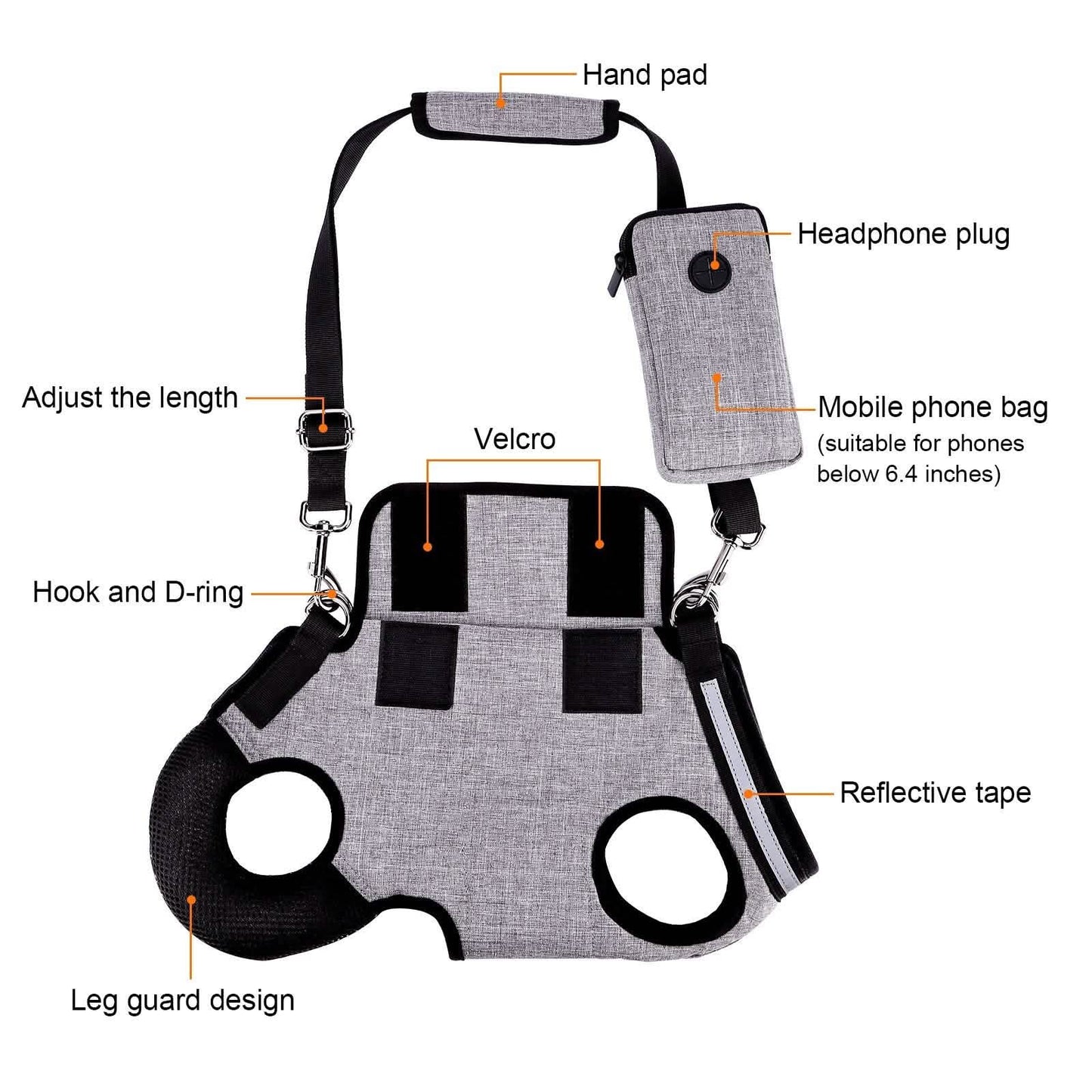 Adjustable Dog Lift Harness