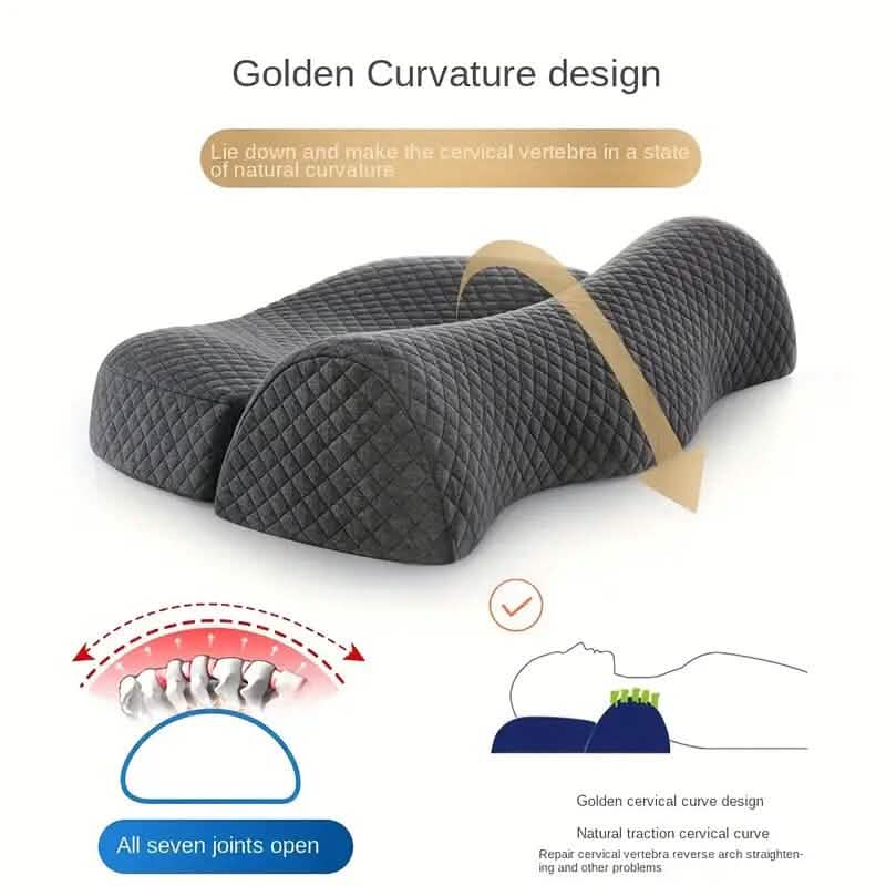 Adjustable Memory Foam Neck Pillow for Shoulder and Cervical Relax