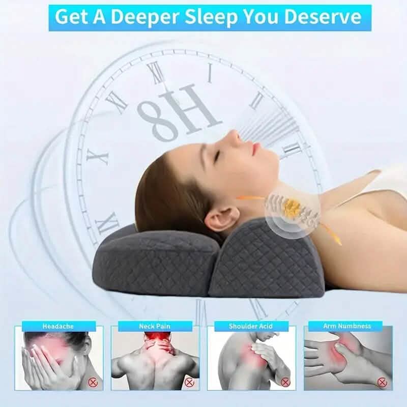 Adjustable Memory Foam Neck Pillow for Shoulder and Cervical Relax