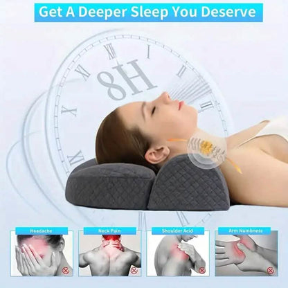 Adjustable Memory Foam Neck Pillow for Shoulder and Cervical Relax