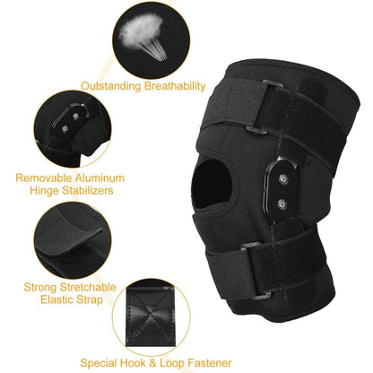 Adjustable Open Patella Compression Knee Brace
