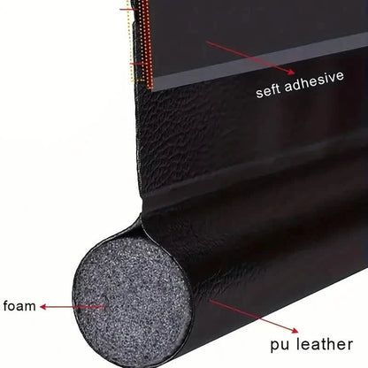 Adjustable Self-Adhesive Sound-Proof Door Bottom Seal Strip