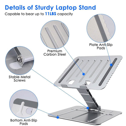 Adjustable Stepless Angle Laptop Stand Riser