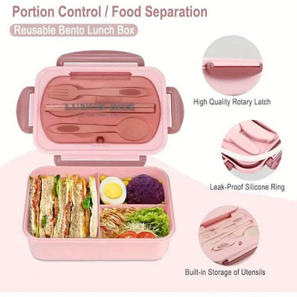 Adult Leak Proof Lunch Box with Tableware