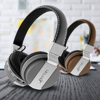 Aduro Pop Soul Leather Wireless Headphones