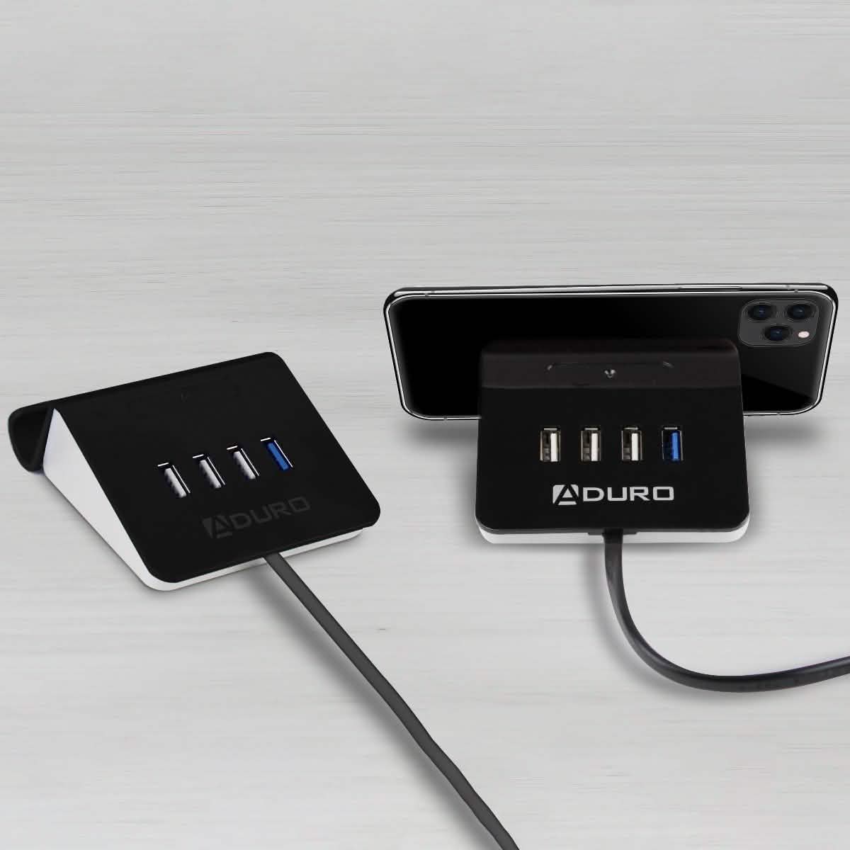 Aduro PowerUp 4-Port USB Charging Station and Stand