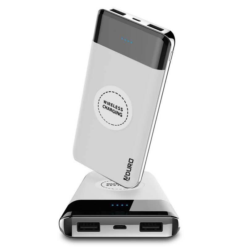 Aduro PowerUp Wireless Charging 10,000mAh Dual-USB Backup Battery