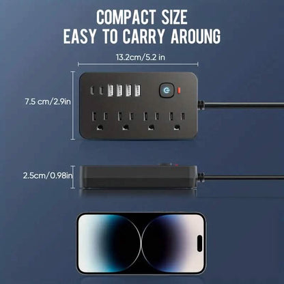 Advanced 10-in-1 Multi-Plug Power Strip