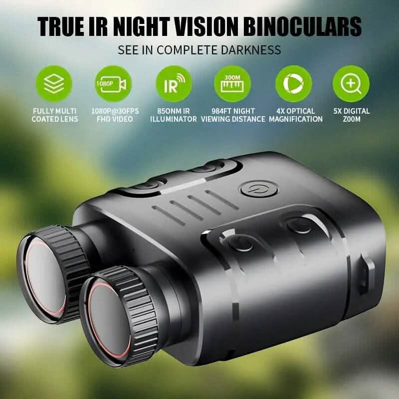 Afterwave HD 1080p Night Vision Device with 5x Digital Zoom Night Vision Goggles