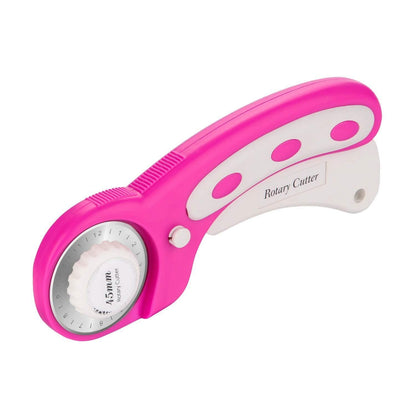 AGPtek 45mm Rotary Cutter with 7 Replacement Rotary Blades and Safety Lock