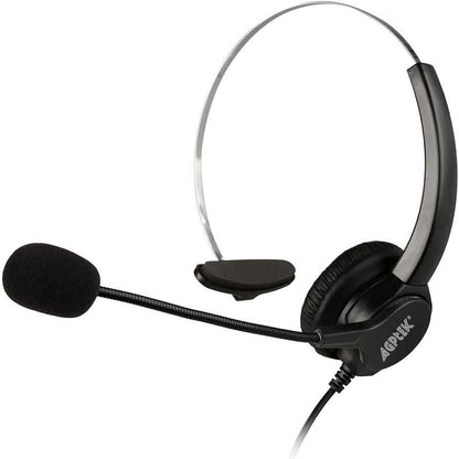 AGPtEK Call Center Hands-Free Noise Cancelling Corded Monaural Headset with Mic Mircrophone