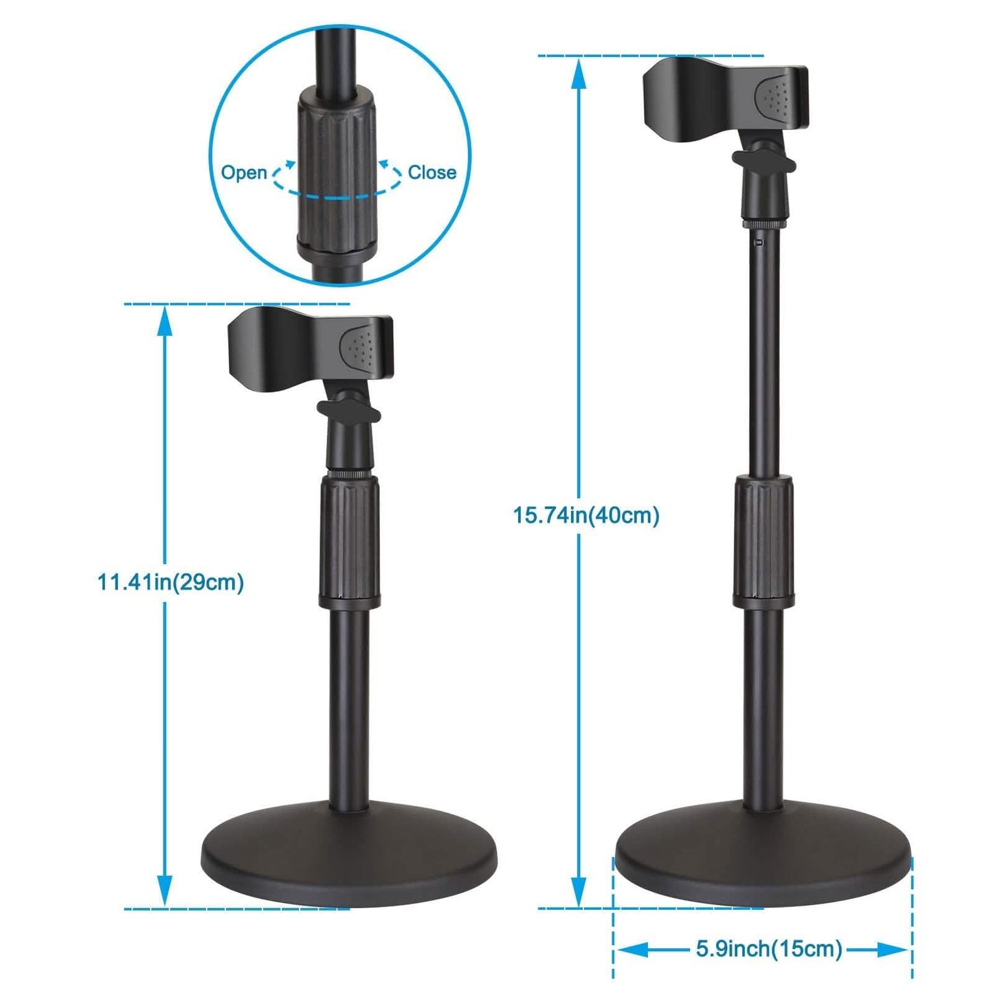 AGPtEK Desk Microphone Stand with Mic