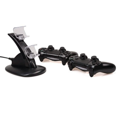AGPtek Dual USB Charger Charging Docking Station for PS4