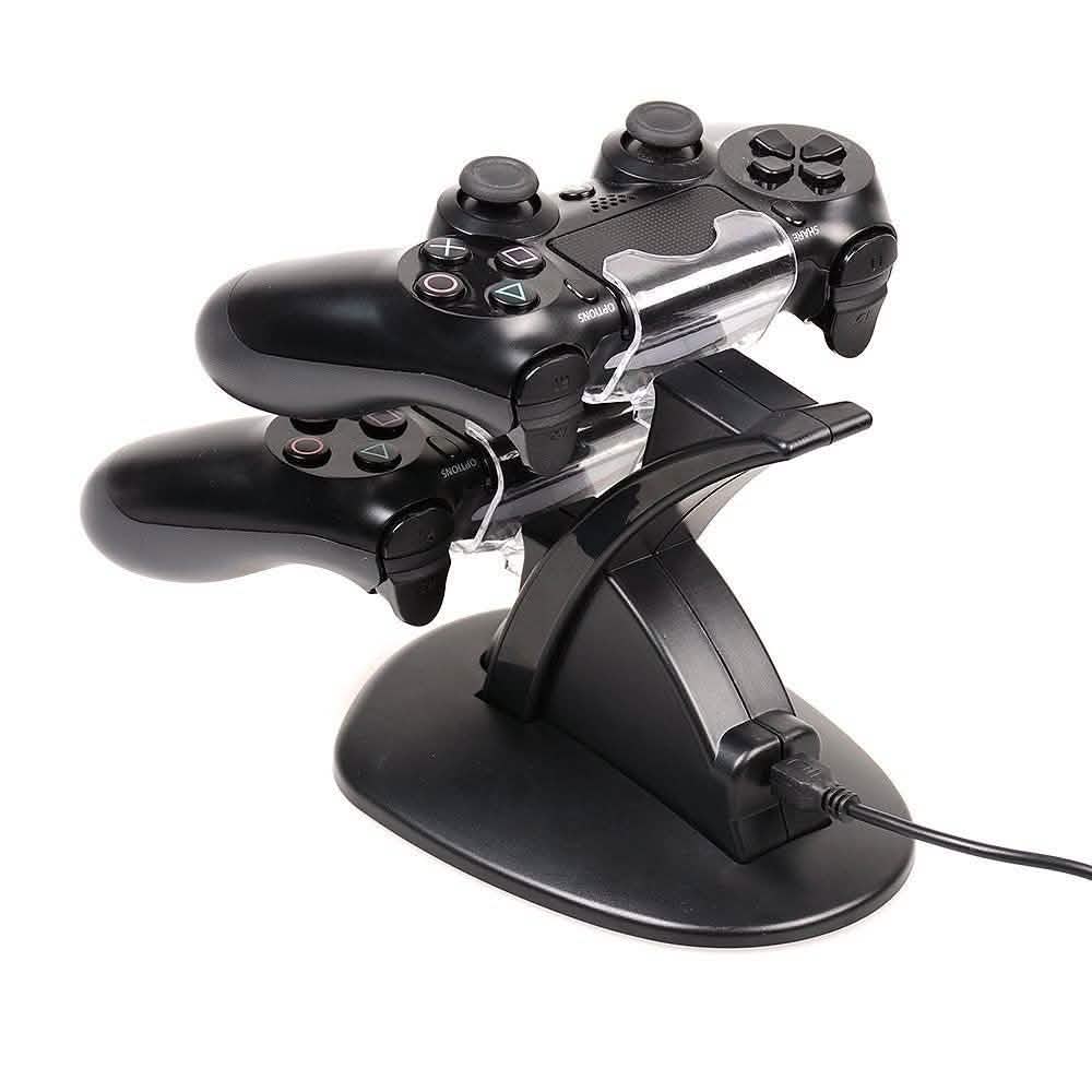AGPtek Dual USB Charger Charging Docking Station for PS4