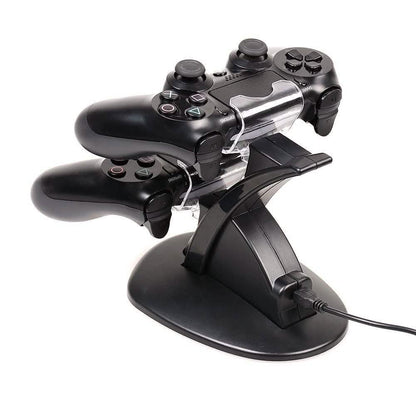 AGPtek Dual USB Charger Charging Docking Station for PS4