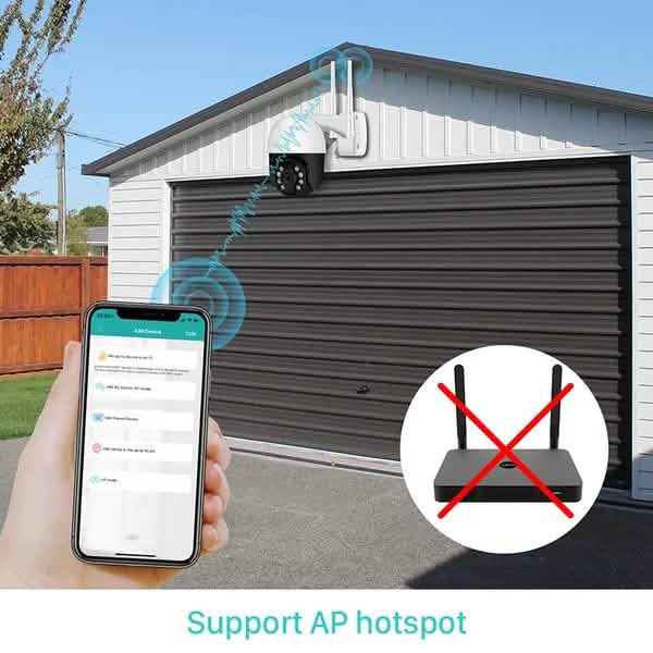 AI Human Detection Wireless Home Security Camera