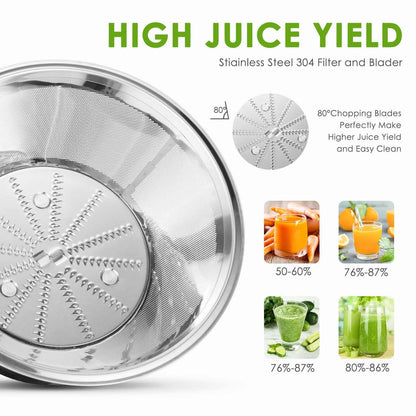 Aicok Juicer Centrifugal Juicer for Whole Fruit and Vegetable