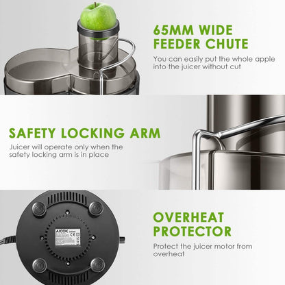Aicok Juicer Centrifugal Juicer for Whole Fruit and Vegetable