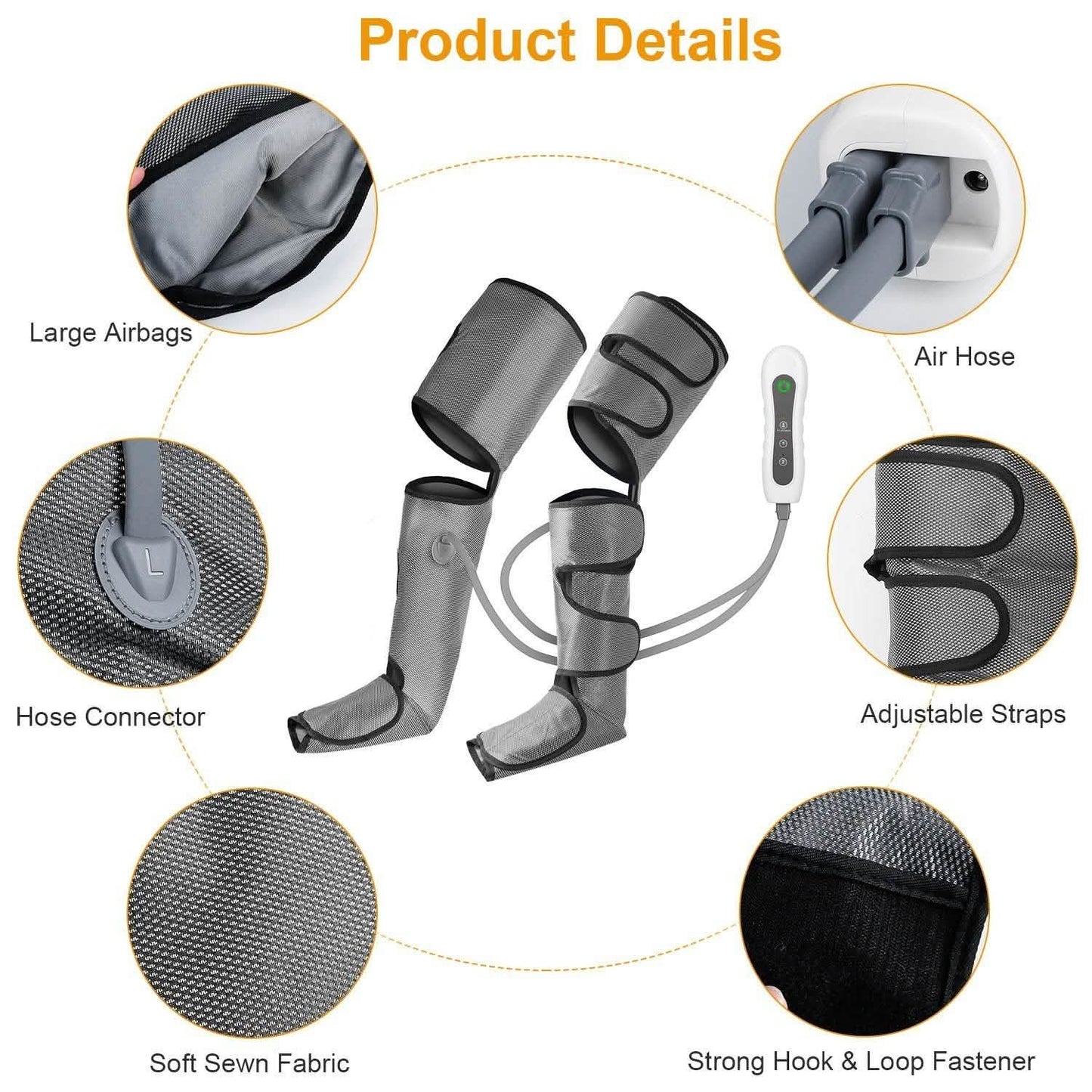 Air Compression Calf Feet Thigh Foot Massager