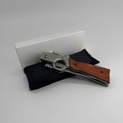 AK47 Pocket Folding Knife, Tactical Knife for Camping Hunting Survival Indoor and Outdoor Activities