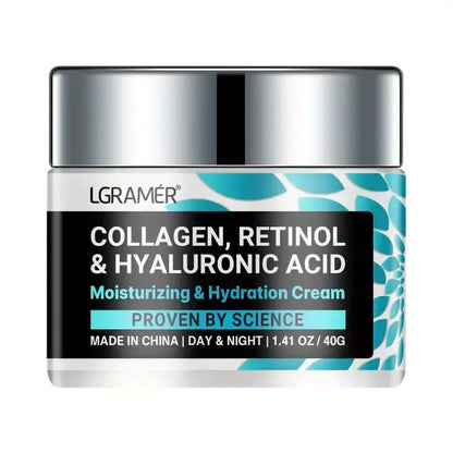 All-in-One Collagen Retinol Hyaluronic Acid Moisturizer for Firming Skin