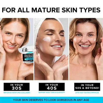 All-in-One Collagen Retinol Hyaluronic Acid Moisturizer for Firming Skin