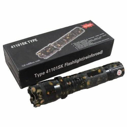 All Metal Stun Gun 4.9m Volt with LED Flashlight