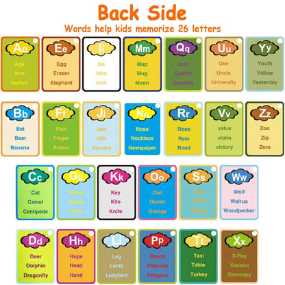 Alphabet Water Coloring Cards with 2 Magic Water Pens