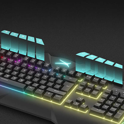 Altec Lansing - M180 Membrane RGB Gaming Keyboard - Multi-Color