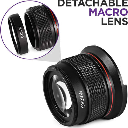 Altura Photo 52MM 0.35x HD Fisheye Nikon Wide Angle Lens (w/Macro Portion)  (Refurbished)