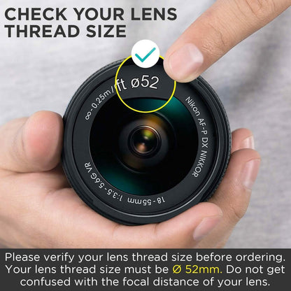 Altura Photo 52MM 0.35x HD Fisheye Nikon Wide Angle Lens (w/Macro Portion)  (Refurbished)