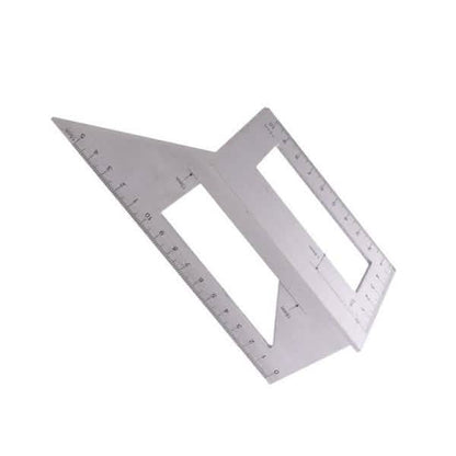 Aluminum Alloy Wooden Square Multifunction Ruler