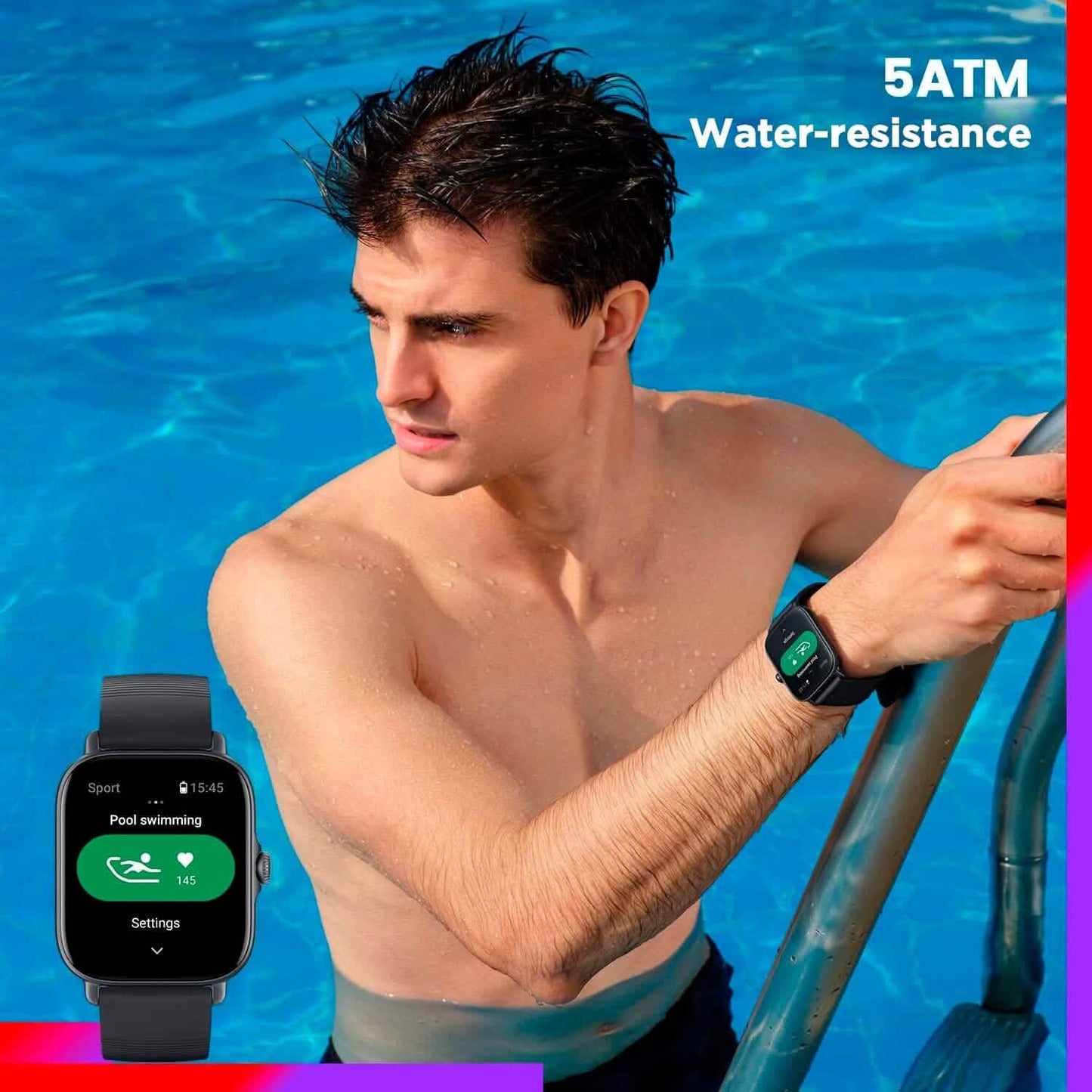 Amazfit GTS 3 Smart Watch for Android iPhone, Alexa Built-In  (Refurbished)