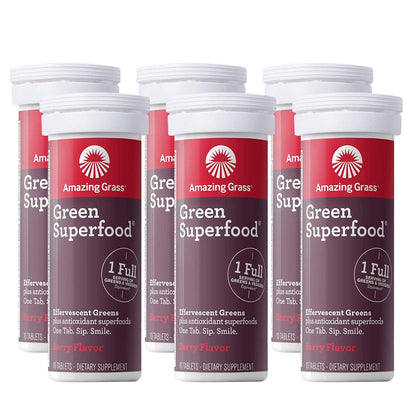 Amazing Grass Green Superfood Water Flavoring Tablet with Antioxidants and Alkalizing Greens
