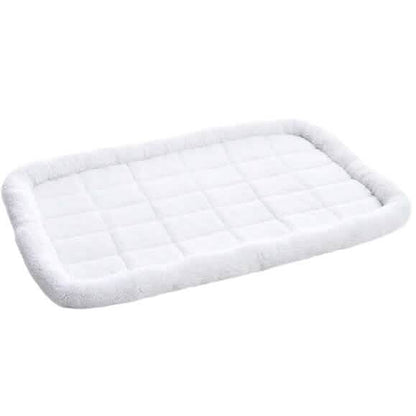 Amazon Basics Faux Sherpa Padded Bolster Pet Bed