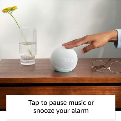 Amazon Echo Dot (5th Gen) with Clock  (Refurbished)